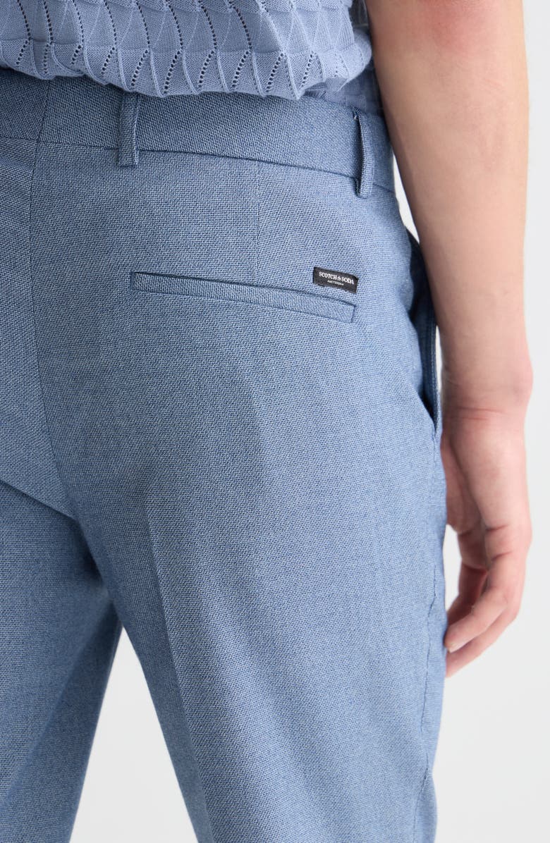 Scotch & Soda Mott Structured Superslim Fit Flat Front Chinos, Alternate, color, Pageant Blue