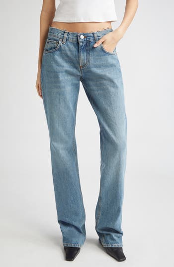 デニム・ジーパン Haikure Carly Jeans Haikure Carly Low Rise Straight Leg Jeans | Nordstrom
