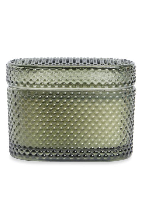 Sandalwood Rectangular Studded Candle