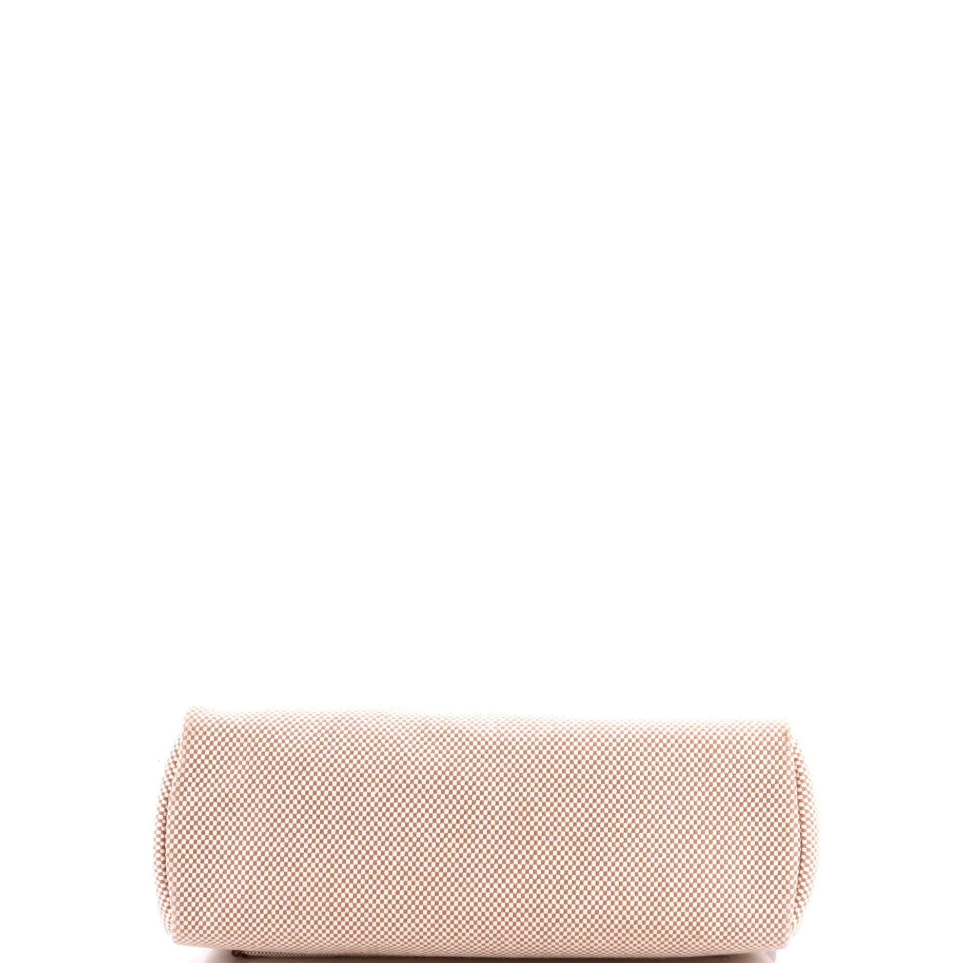 Pre-Owned Hermes Herbag Zip Criss Viking Toile and Leather 31, Alternate, color, Ecru