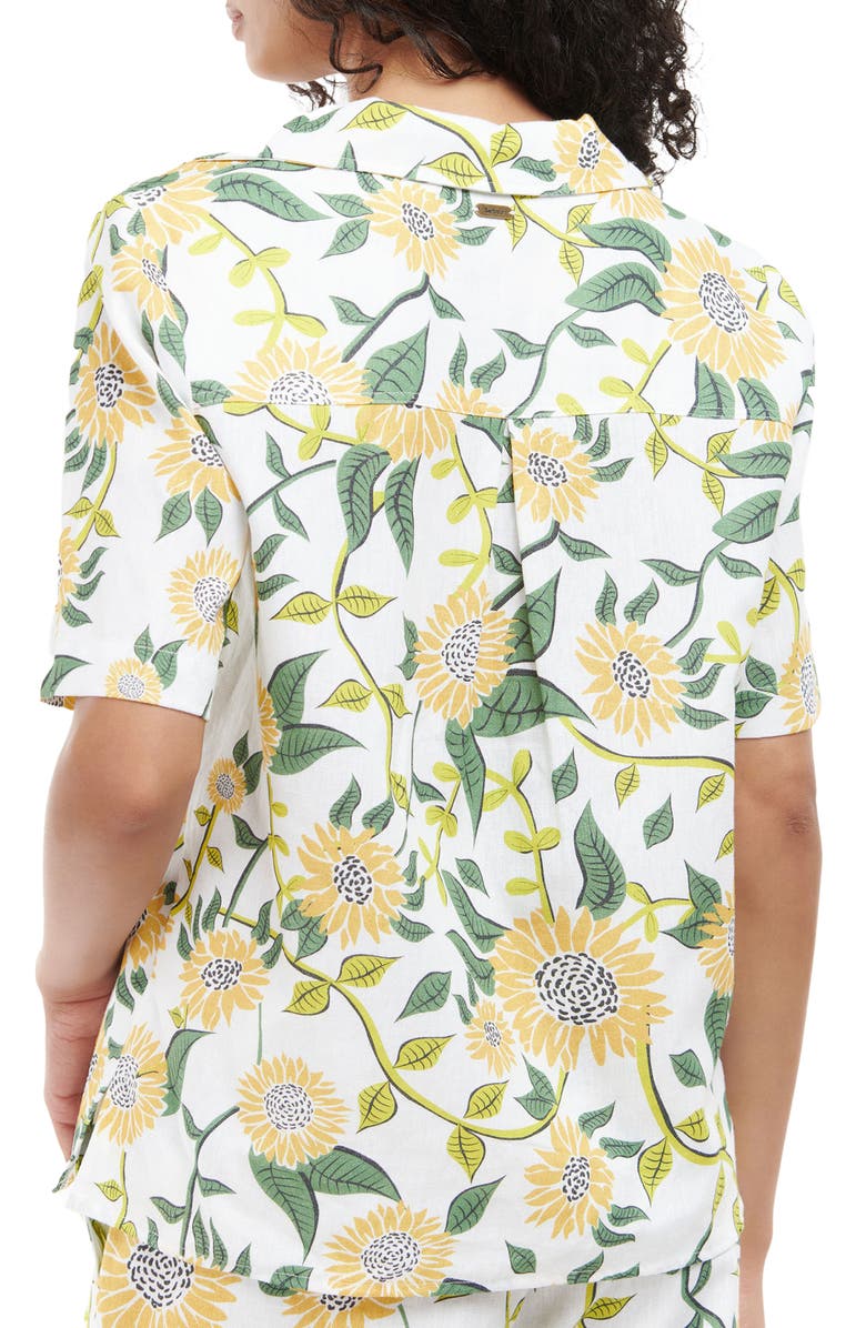 Barbour Bloomfield Floral Camp Shirt, Alternate, color, 