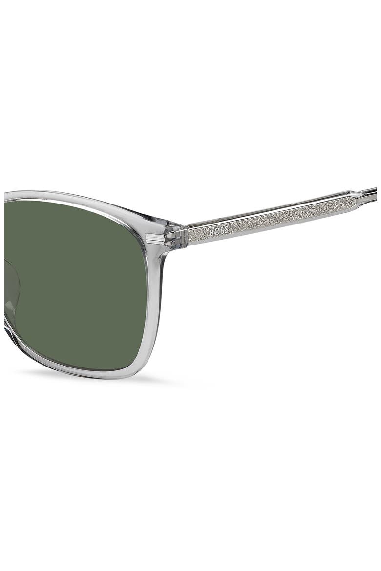 53mm Sunglasses, Alternate, color, GREY/ GREEN