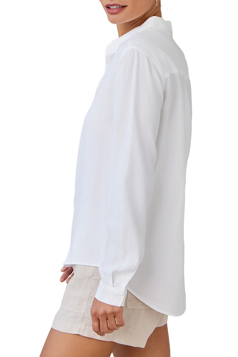 Classic Button-Up Shirt, Alternate, color, WHITE
