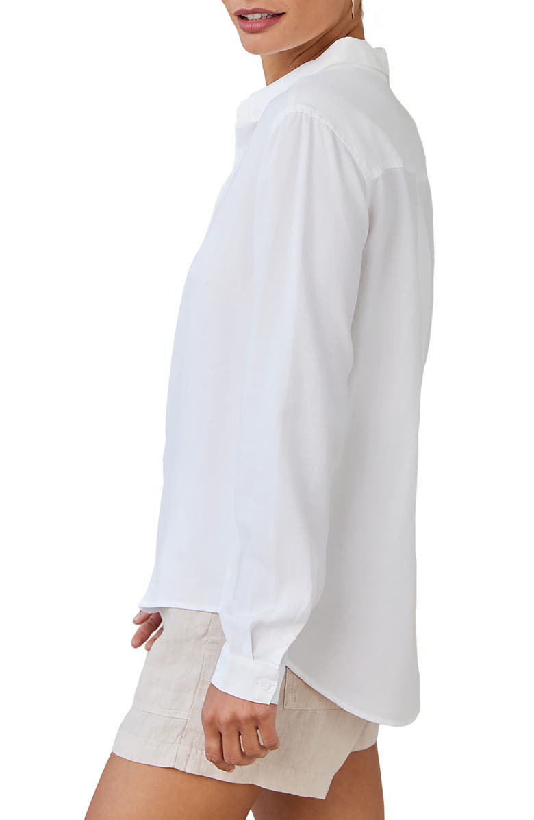 Bella Dahl Classic Button-Up Shirt, Alternate, color, White