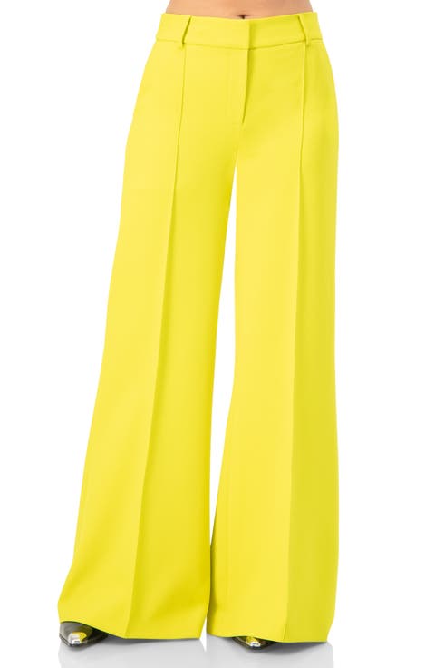 Wide-Leg  Trousers with Side Pockets