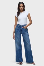Hudson Jeans Jodie Flap Pocket Loose Wide Leg