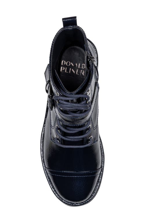 Donald Pliner Speed Lace Up Buckle Boot In Black