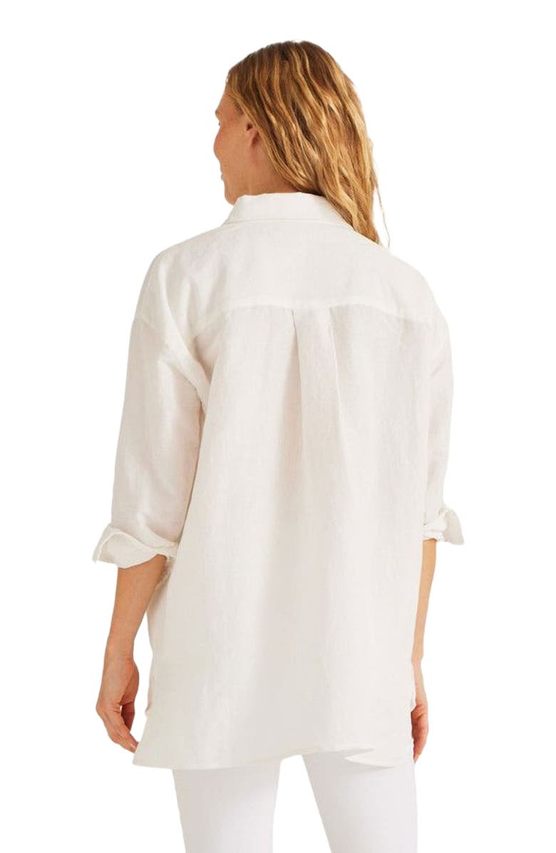 Calypso St. Barth Marlow Top, Alternate, color, White