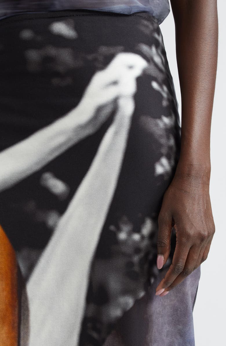 ELLISS Stomp Stretch Organic Cotton Jersey Skirt, Alternate, color, 