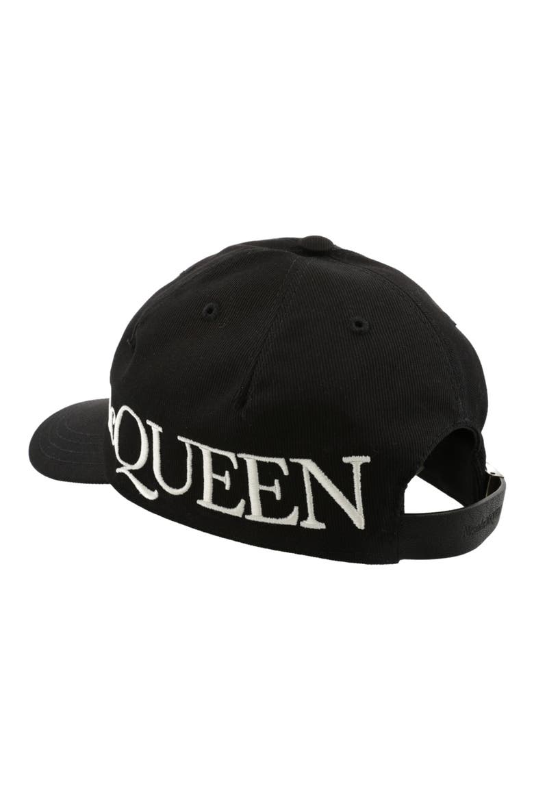 Logo Embroidered Baseball Cap, Alternate, color, BLACK IVORY