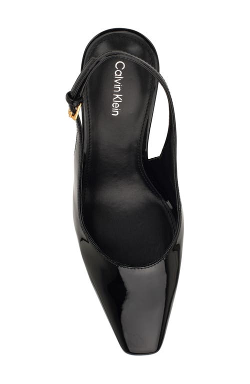 Calvin Klein Harbella Slingback Pump In Black