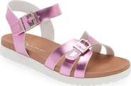 Nina Kids' Lacey Metallic Strappy Sandal