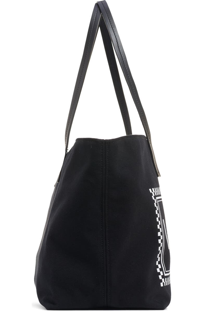 Versace Logo Canvas Tote, Alternate, color,