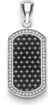 LAGOS Men's Anthem Diamond Ceramic ID Tag