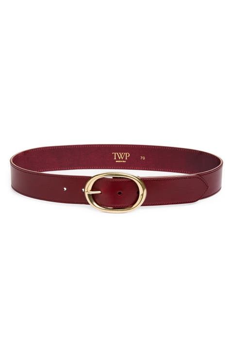 Wide Leather Belt