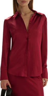 Favorite Daughter The Bailey Silk Blend Shirt