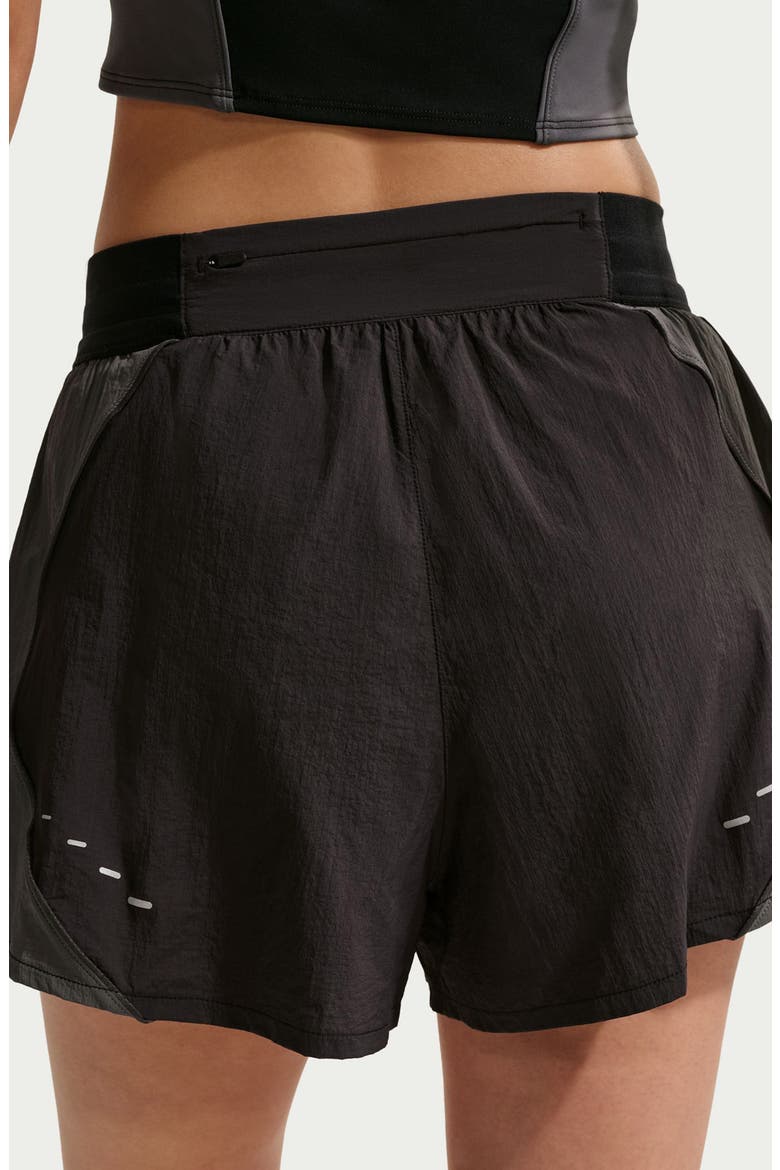 Water Repellent Running Shorts, Alternate, color, BLACK/ IRON GREY