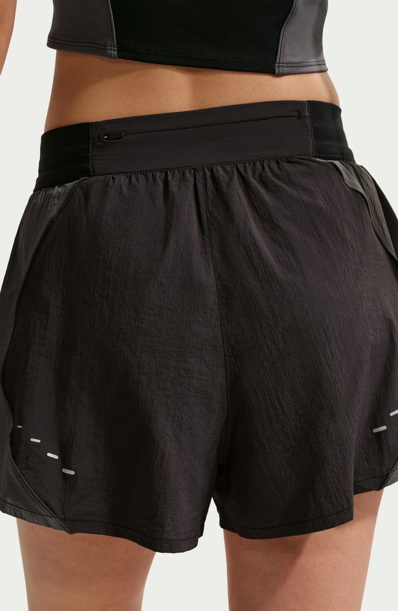Nike Water Repellent Running Shorts, Alternate, color, Black/ Iron Grey