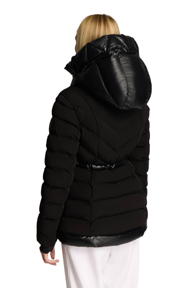 Alpenhaus Everlong Lightweight Herringbone Quilted Puffer with Lustre Detailing, Alternate, color, Black