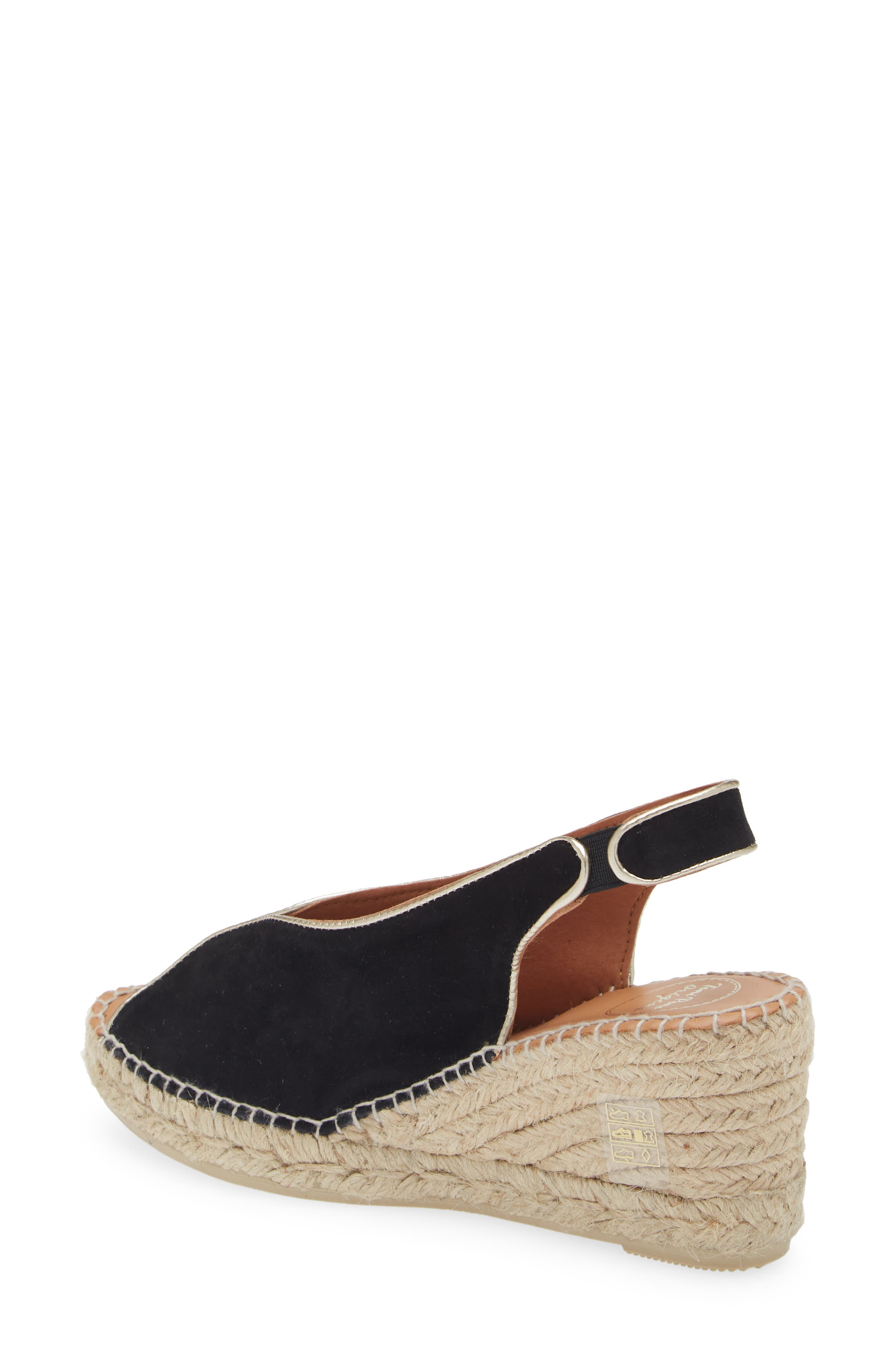 Toni Pons Leslie Slingback Sandal, Alternate, color, Black