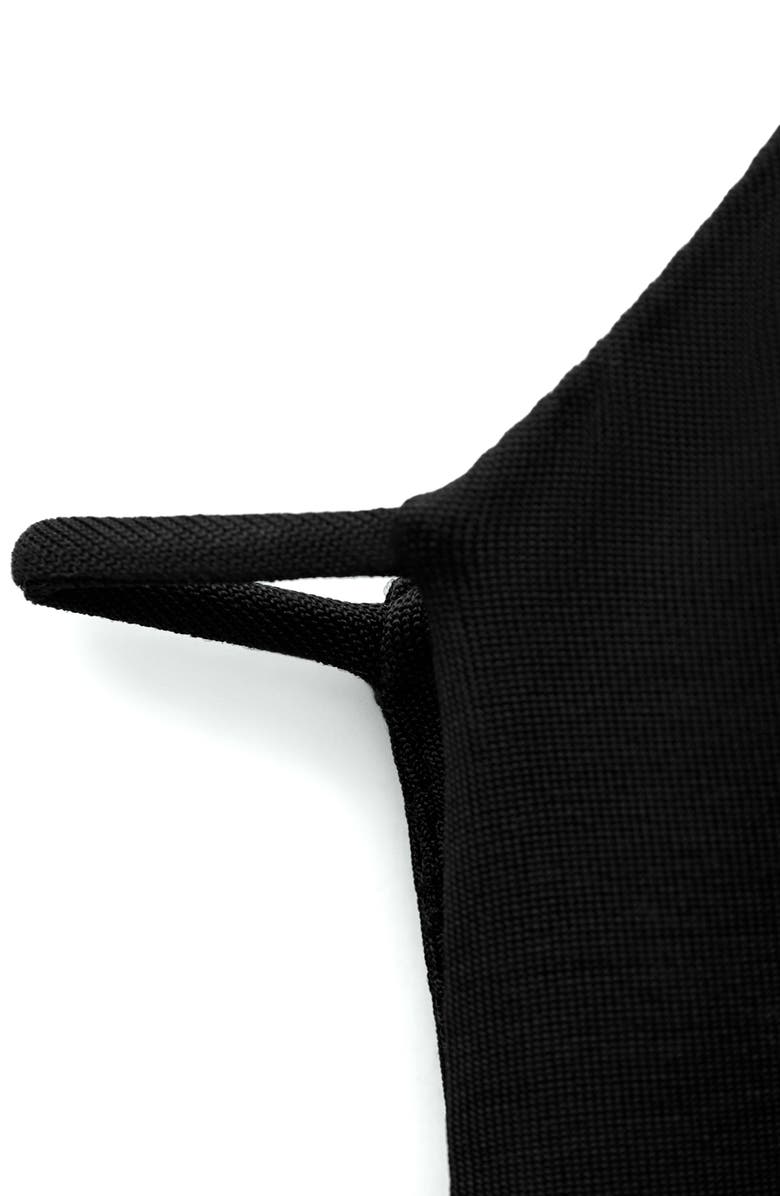 MANGO Sleeveless Racerback Dress, Alternate, color, Black