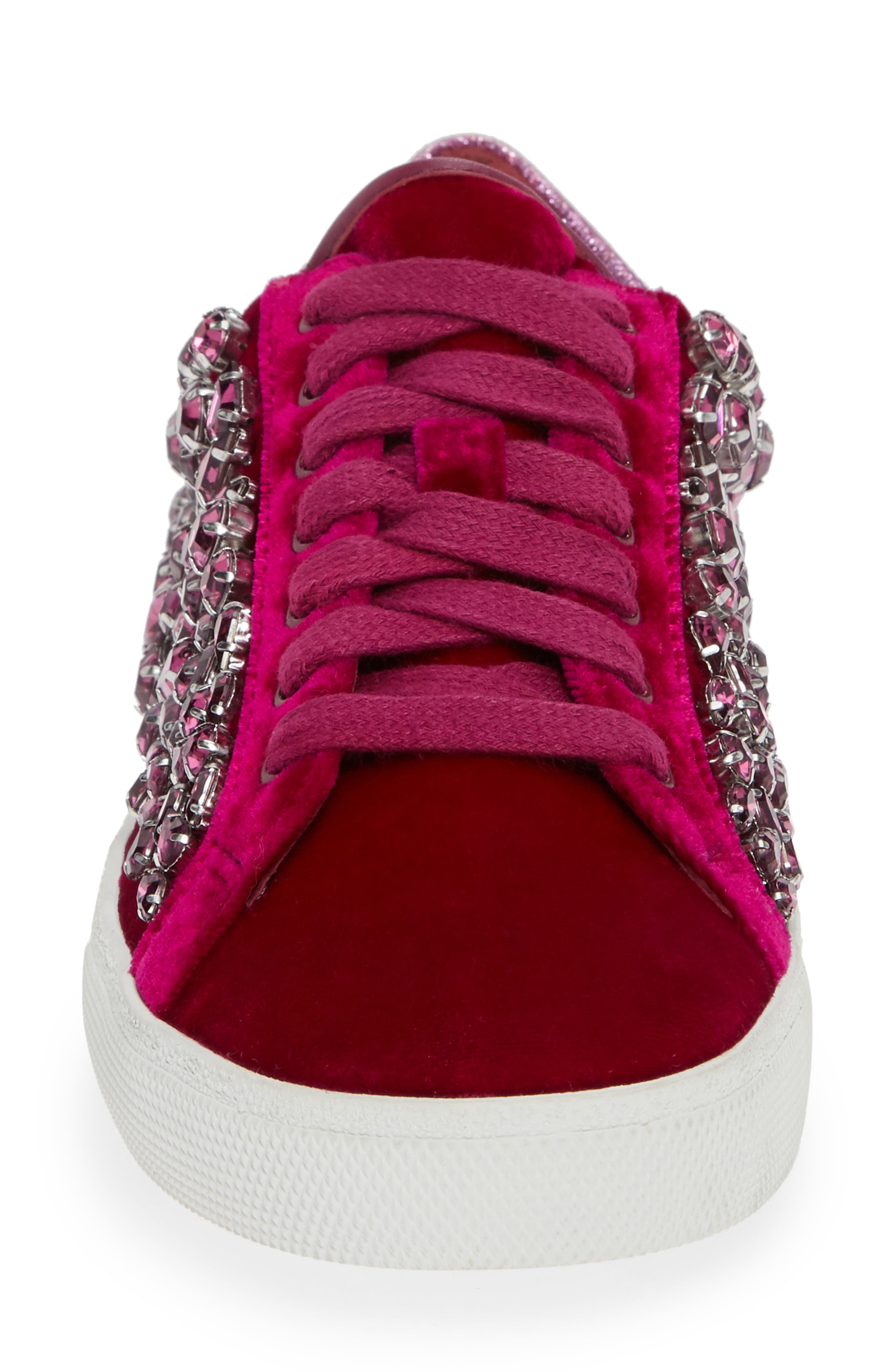Alice + Olivia Cammen Embellished Sneaker, Alternate, color, 
