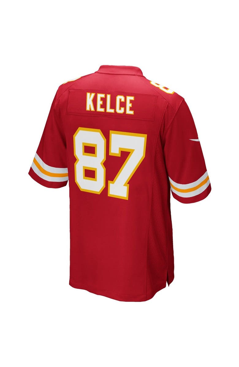 Nike Youth Nike Travis Kelce Red Kansas City Chiefs Team Color Game Jersey, Alternate, color, Red