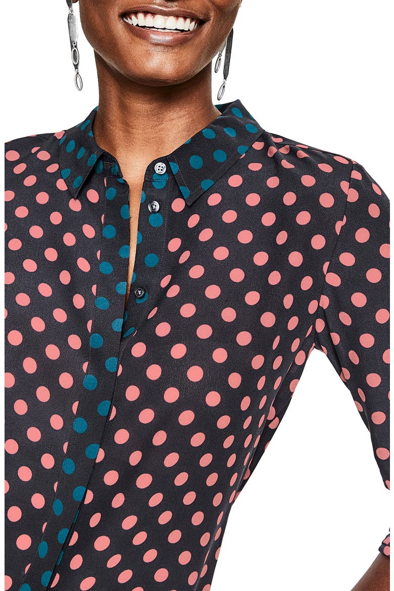 The Silk Shirt, Alternate, color, BLUSH REGULAR SPOT
