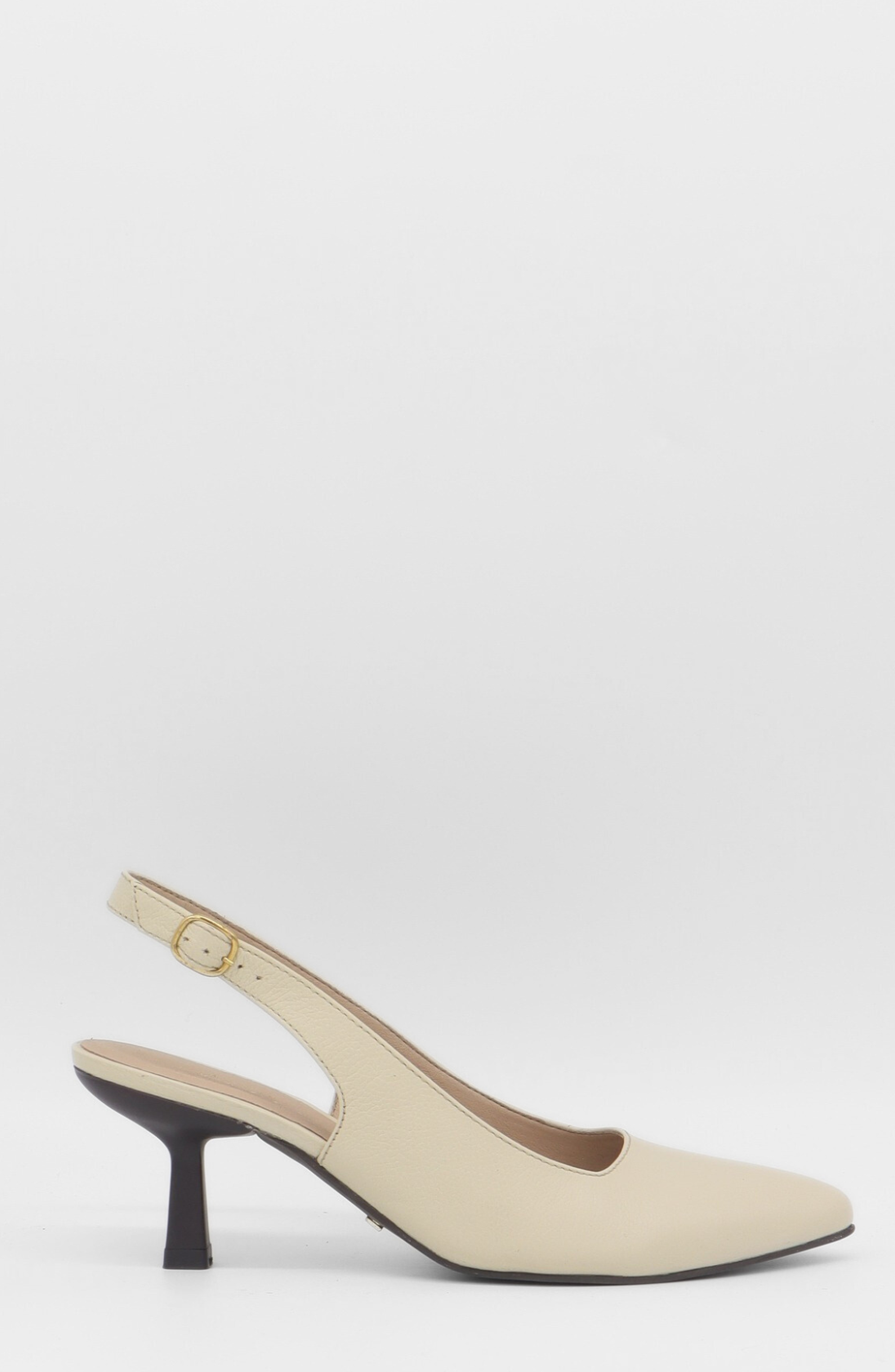 Lusso Leather Slingback Kitten Heel, Alternate, color, Ivory