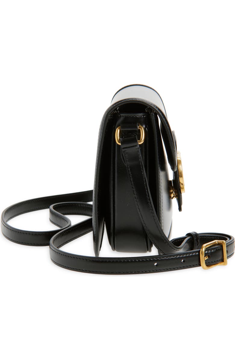 Valentino Garavani Small 9TO5 Leather Shoulder Bag, Alternate, color, Nero