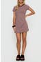 selected Pink / Brown Stripe