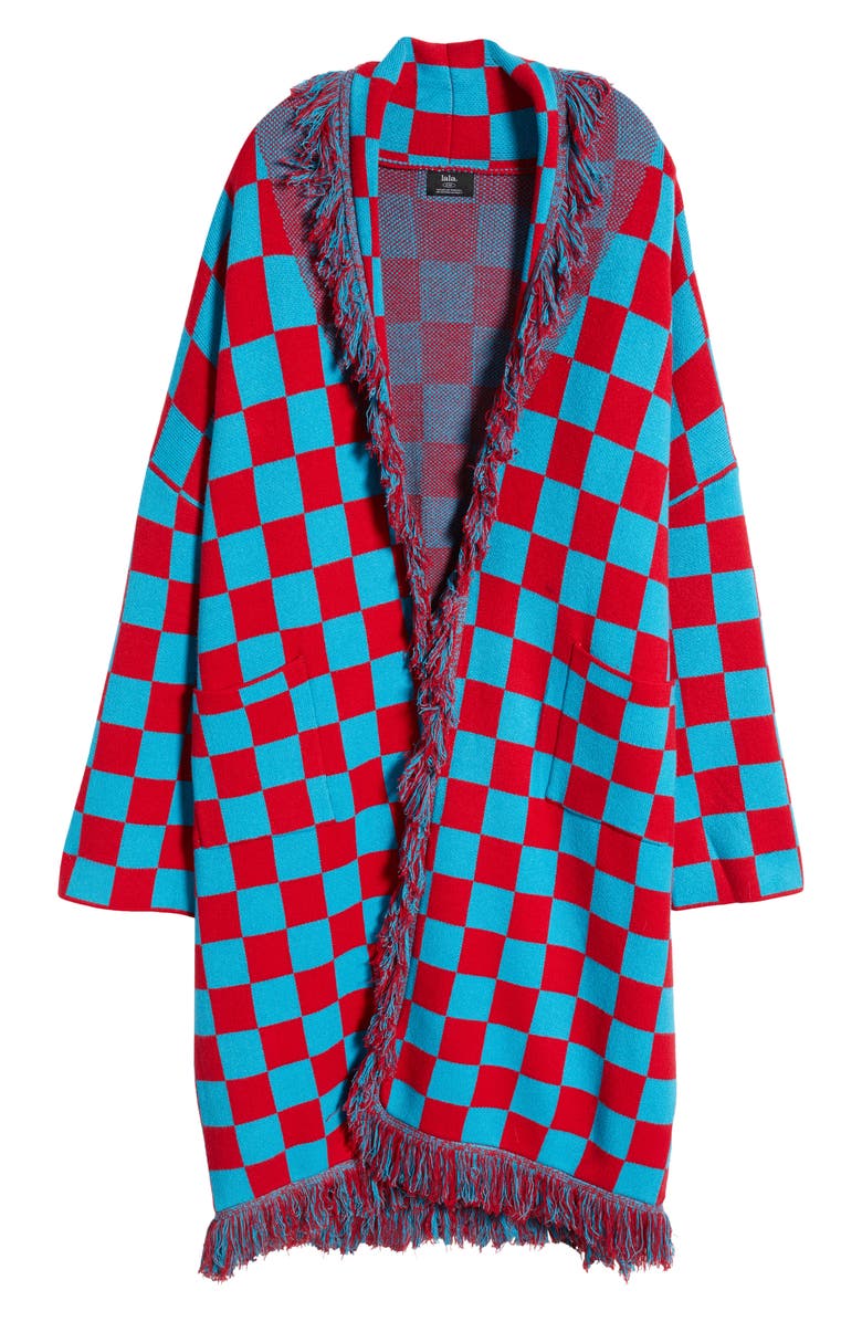 Dressed in Lala Luxe Fringe Blanket Cardigan, Alternate, color, 