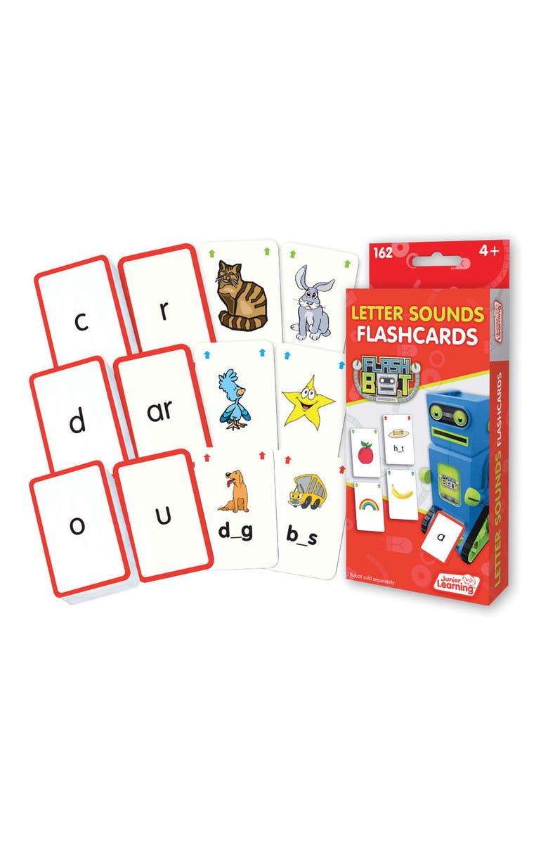 Junior Learning Letter Sounds Flashcards, Main, color, Multicolored