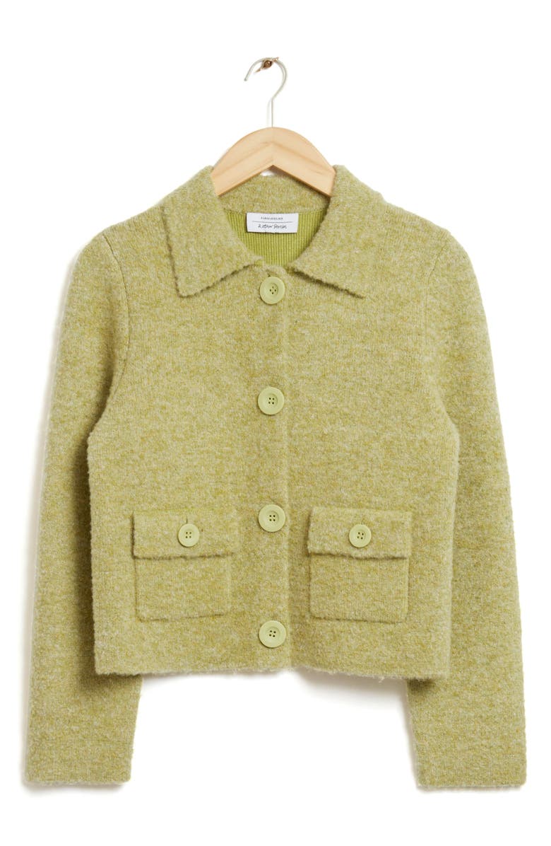 & Other Stories Collared Short Jacket, Alternate, color,