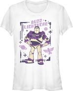 Toy Story 5 Junior's Purple Buzz Frame Short Sleeve Graphic T-Shirt