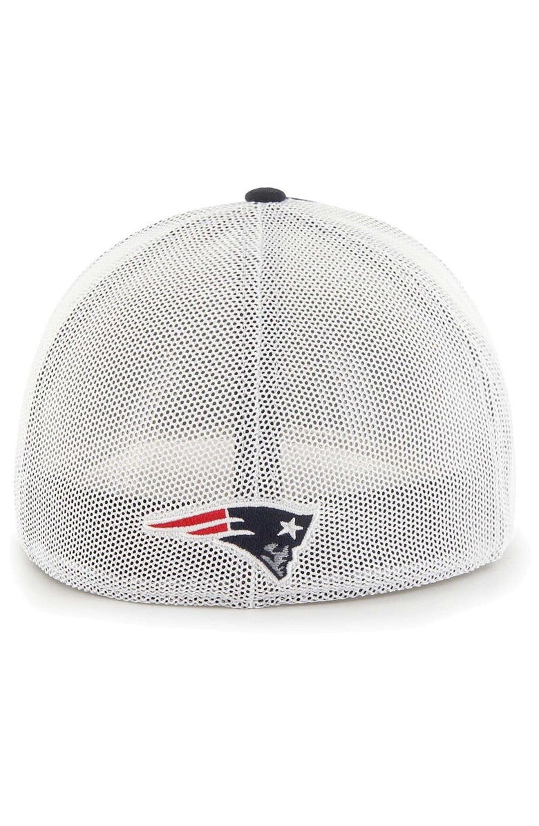 '47 Men's '47 Navy New England Patriots Leather Head Flex Hat, Alternate, color, 