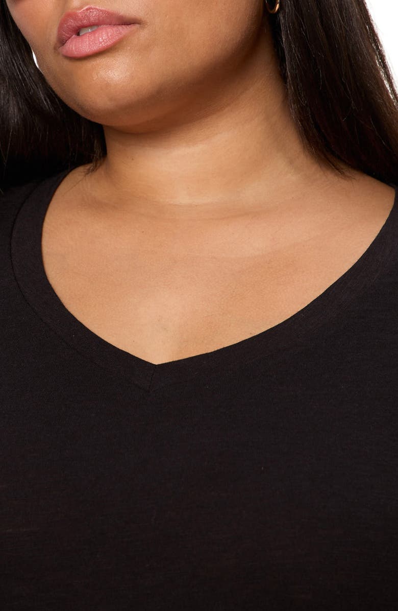 Sanctuary V-Neck T-Shirt, Alternate, color, Black