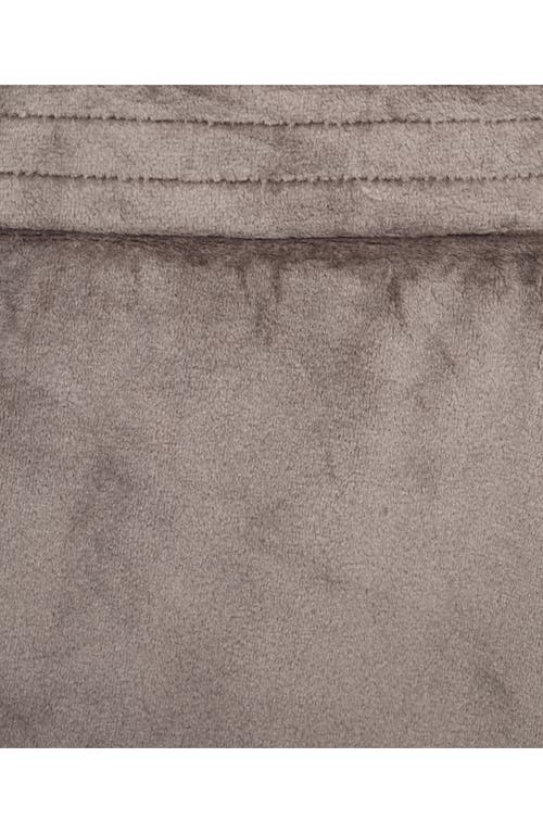 Mango Soft Touch Velour Pajamas Pants In Brown