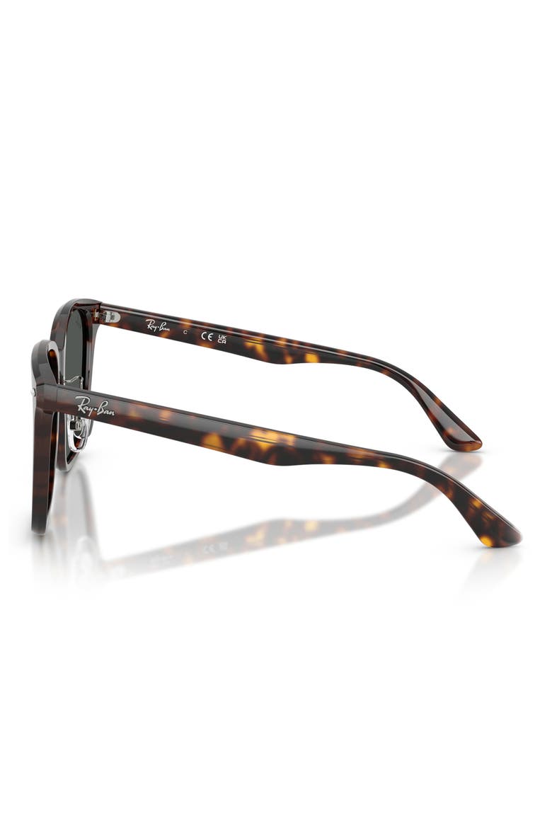 Slim Square 57mm Sunglasses, Alternate, color, HAVANA / DARK GREY
