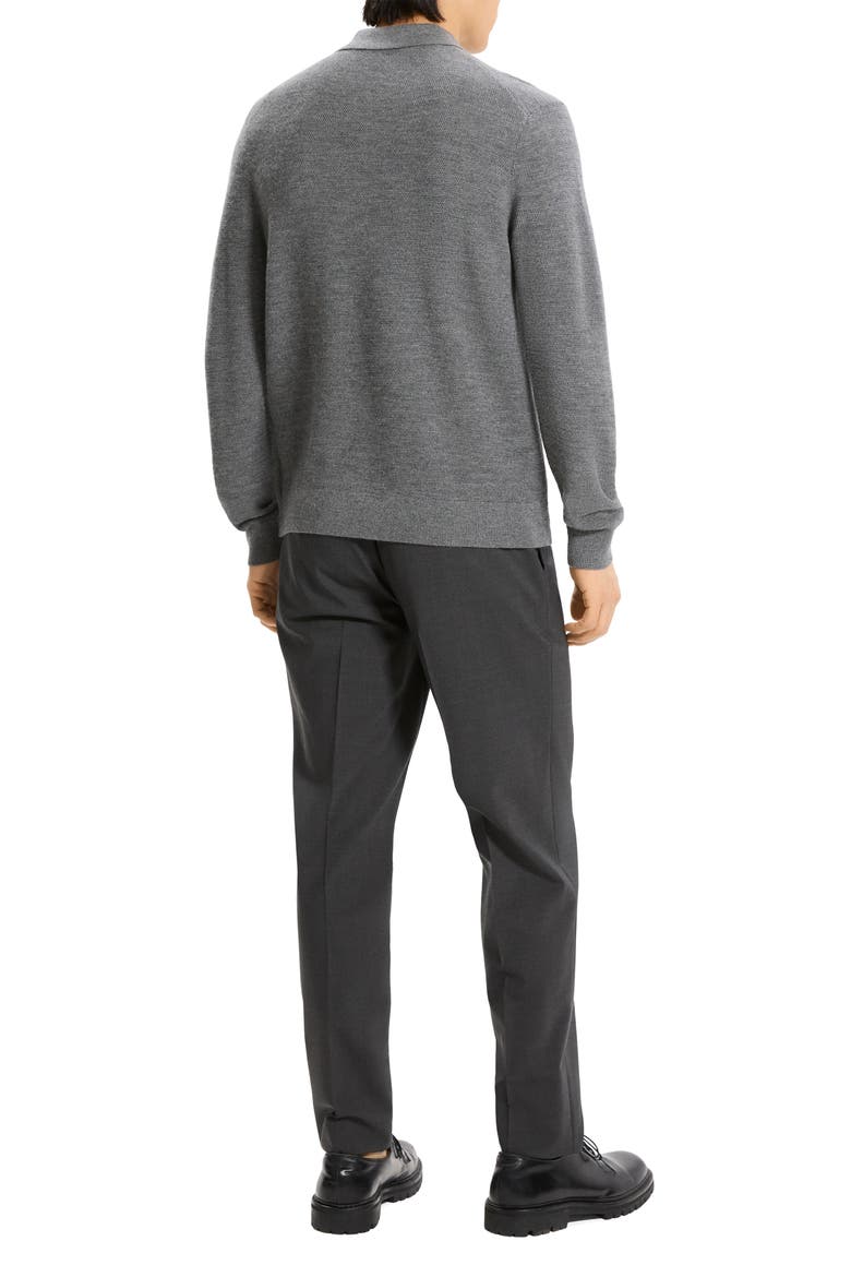 Cyr Quarter Zip Cashmere Sweater, Alternate, color, DARK GREY MELANGE