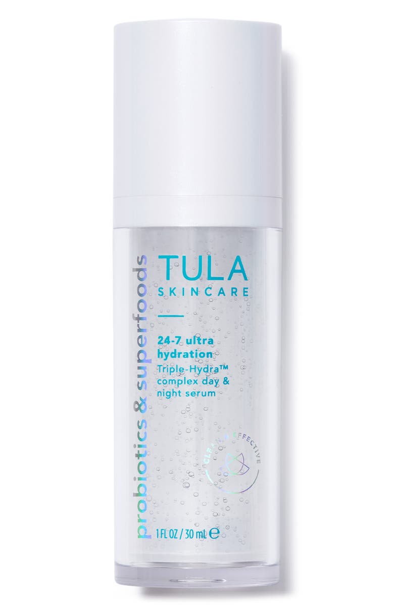 TULA Skincare 24-7 Ultra Hydration Triple-Hydra<sup>™</sup> Complex Day & Night Serum, Main, color, 
