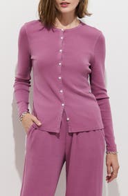Alex Mill Frankie Cotton Rib Cardigan
