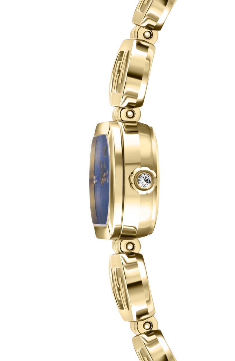 Fendi O'Lock Diamond Accent Oval Link Bracelet Watch, 28.3mm x 14.8mm, Alternate, color,