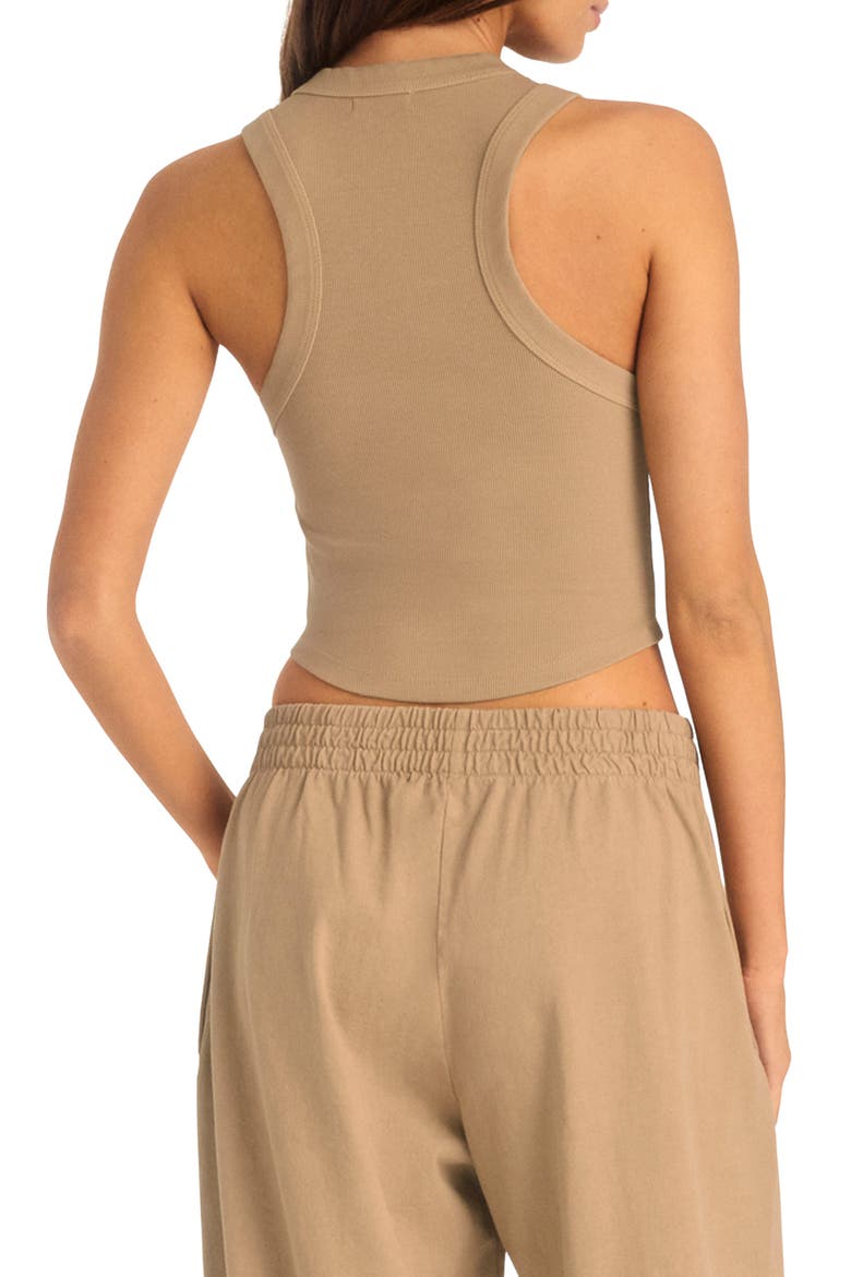 Daybreak Essential Crop Tank, Alternate, color, LATTE