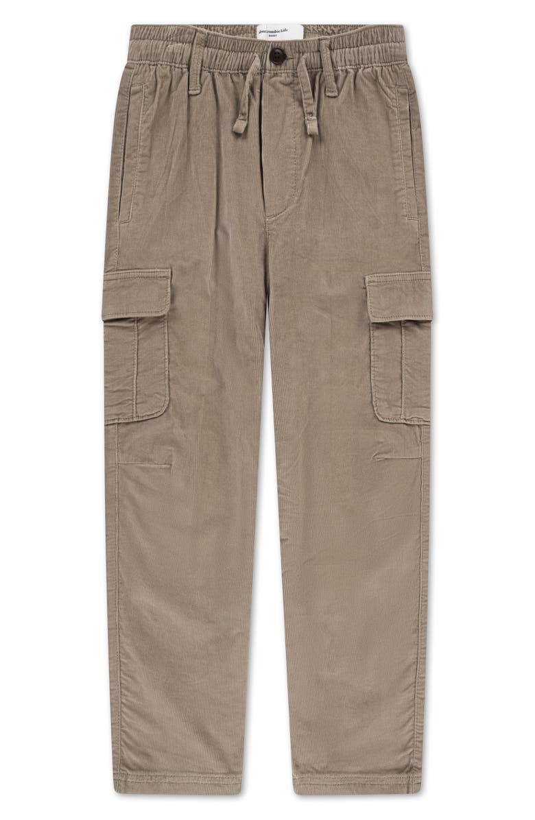 abercrombie kids Kids' Baggy Cord Corduroy Pants, Main, color, Desert Taupe