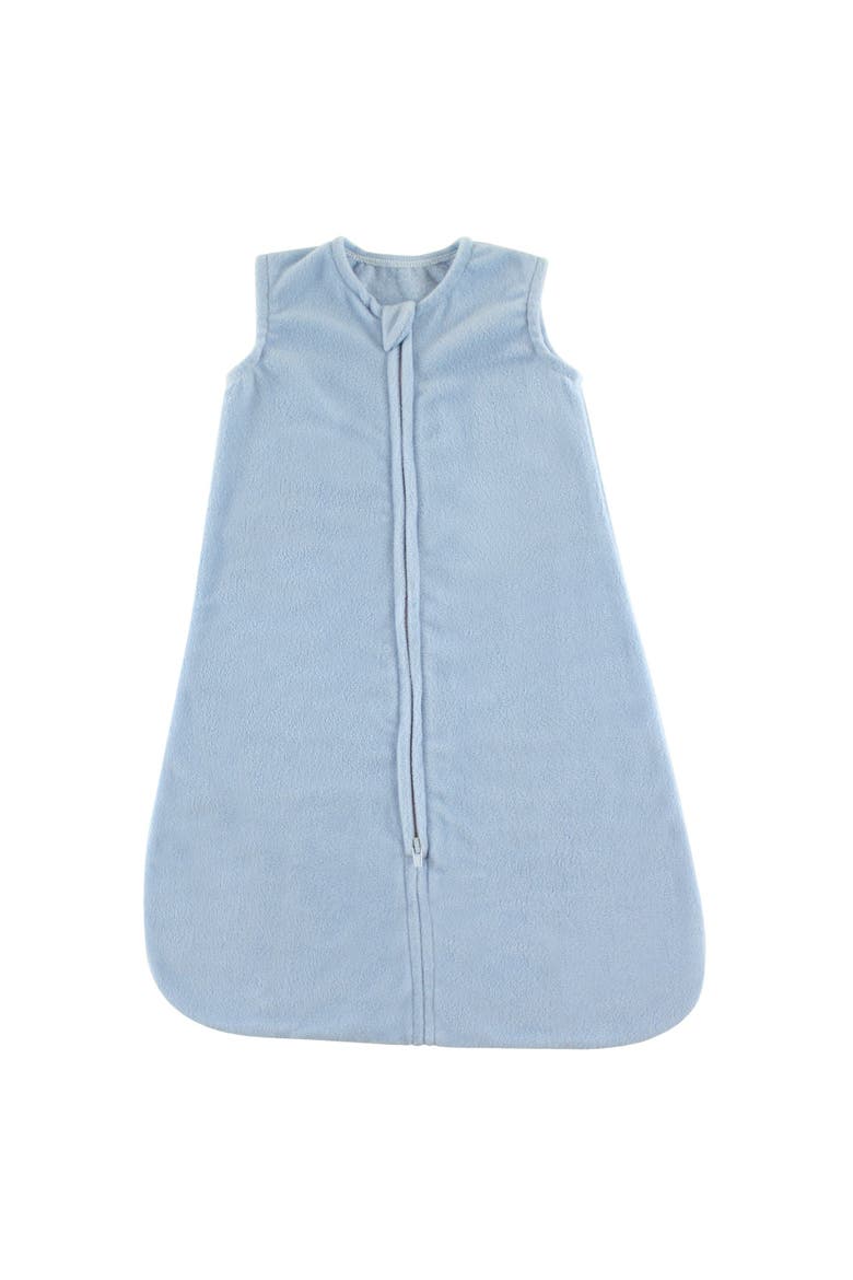 Plush Sleeping Bag, Sack, Blanket, Main, color, Solid Light Blue Fleece