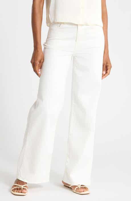 FRAME The High Rise Wide Leg Jeans