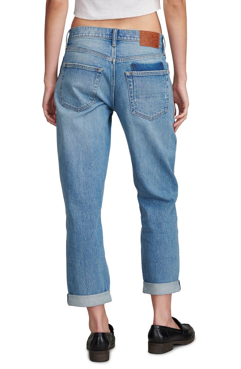 Lucky Brand Mid Rise Boyfriend Jeans, Alternate, color,
