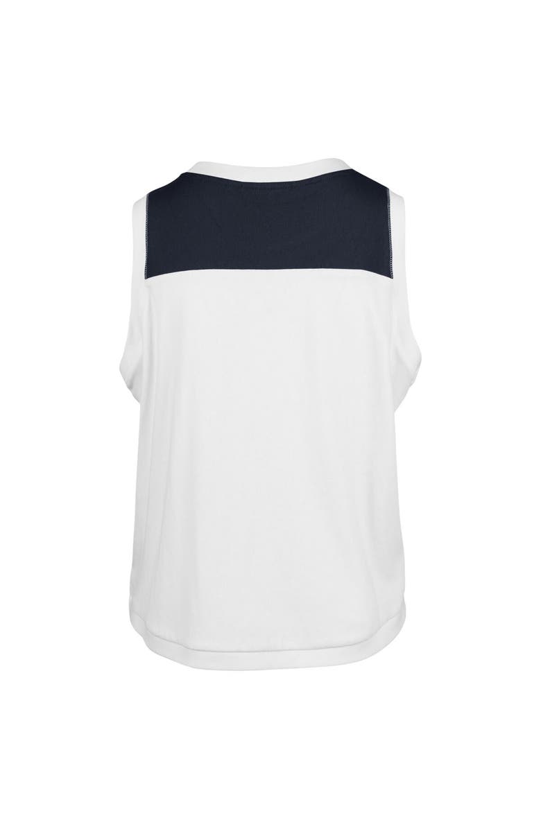 '47 Women's '47 White North Carolina Tar Heels Premier Zoey Waist Length Tank Top, Alternate, color, White