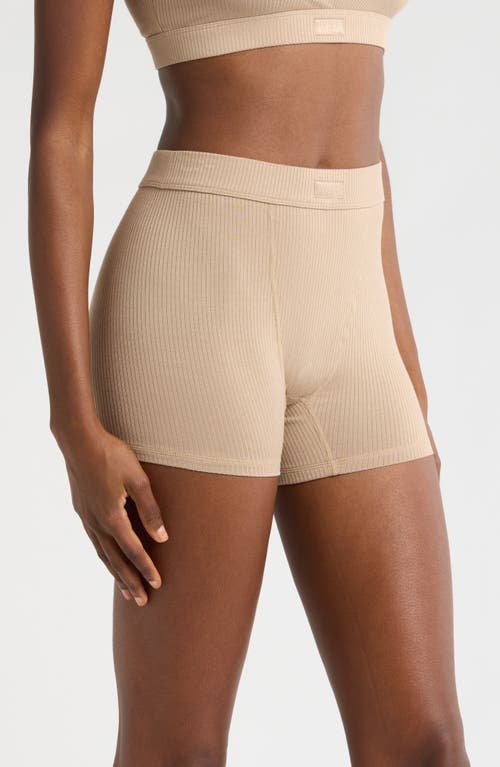 Ugg(r) Alexiah Rib Lounge Boy Shorts In Silver Taupe